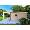 Maison en bois avec 3 pièces ISOBEL 50 m², 44/100/44 mm, côté droit