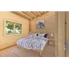 Maison isolée pour campings EMMA 8x7, 44/100/44 mm, intérieur chambre principale