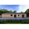 Maison préfabriquée en bois ARYA 180 m², 60/120/30/40 mm, côté droit