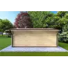 Maison en bois de jardin MATILDE 6x4, 44mm, côté droit
