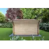 Abris de jardin en bois EMILY 5x4, 44mm, côté droit