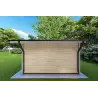Maison en bois de jardin EMILY 6x4, 44mm, côté droit