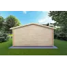 Maison en bois de jardin EMILY 6x4, 44mm, vue arrière