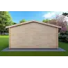 Chalet en bois MATILDE 6x6, 44mm, vue arrière