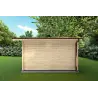 Abris de jardin en bois CHIARA 5x5, 44mm, côté droit