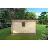 Abris de jardin en bois CHIARA 5x5, 44mm, côté gauche