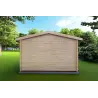 Maison en bois de jardin CHIARA 4x4, 44mm, vue arrière