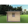 Maison en bois de jardin CHIARA 5x3, 44mm, côté gauche