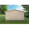 Remise en bois CHIARA 5x4, 44mm, vue arrière