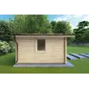 Remise en bois CHIARA 5x4, 44mm, côté gauche