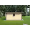 Maison en bois de jardin CHIARA 5x6, 44mm, côté gauche
