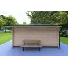 Remise en bois EMILY 6x5, 44mm, côté droit