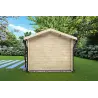 Pavillon de jardin en bois STELLA 4x3, 68mm, côté droit