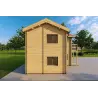 Maison préfabriquée en bois à deux étages GILDA 44/140/44 mm, côté gauche