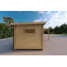 Carport en bois 25 m², 44mm, côté gauche