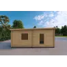 Garage en bois 6x3.5, 44mm, côté gauche