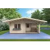 Bureau-Studio de jardin ELBA 6x6, 44mm, vue frontale