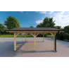 Carport en bois 3.2x4.4, côté droit