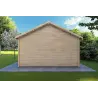 Abri de jardin VIVIENNE 5x3.5, 44mm, vue arrière