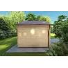 Abri de jardin VIVIENNE 5x3.5, 44mm, côté gauche