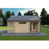 Abri de jardin NINA 6x3, 44mm, côté droit