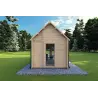 Abri de jardin NINA 6x3, 44mm, vue arrière