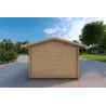 Garage en bois 3x6, 40mm, vue arrière