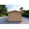 Garage en bois 3x6, 40mm, vue frontale