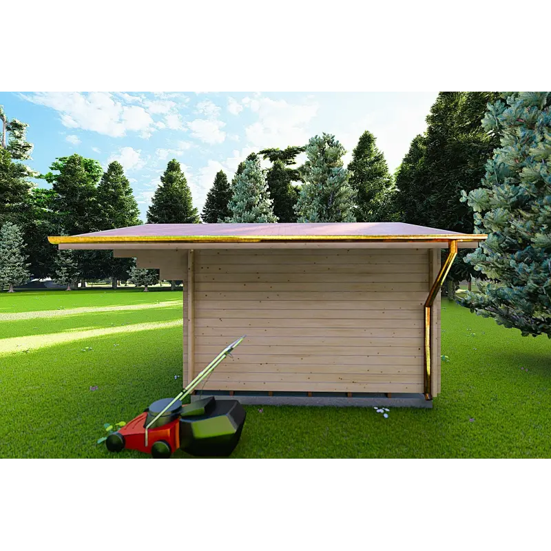 Abri de jardin SALLY 3x3, 40mm, côté droit