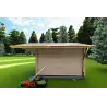 Abri de jardin SALLY 3x3, 40mm, côté droit