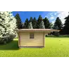 Abri de jardin SALLY 3x3, 40mm, côté gauche