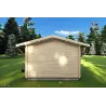 Abri de jardin SALLY 3x3, 40mm, vue arrière