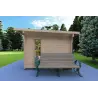 Abri de jardin MICHELLE 5x3, 40mm, côté droit