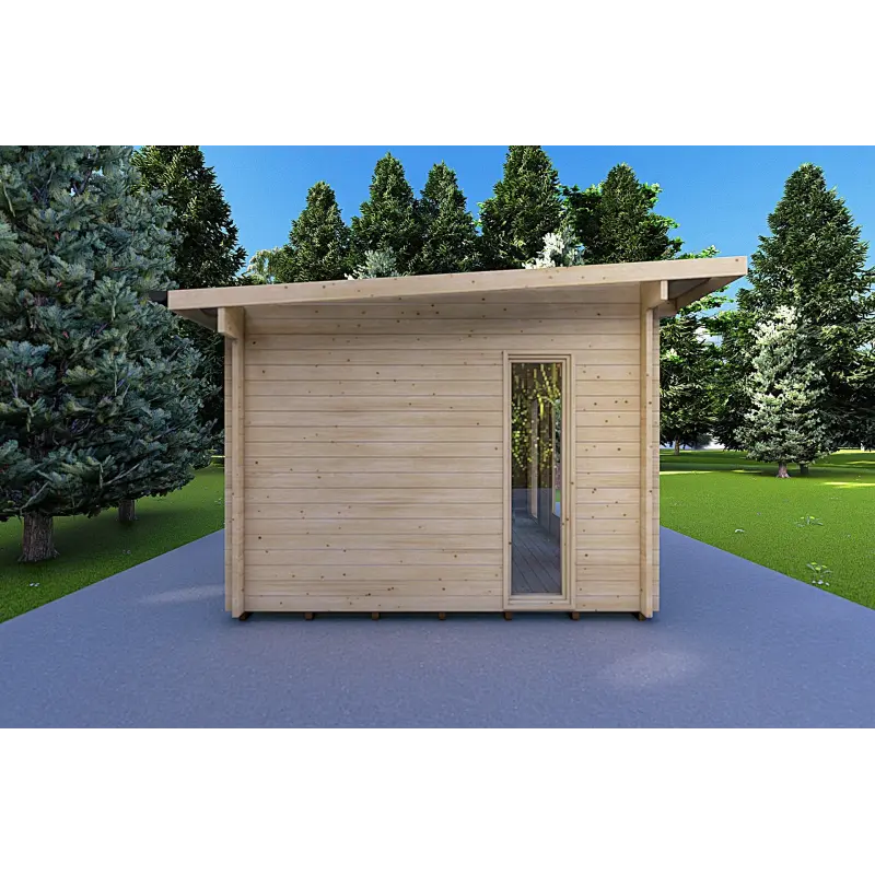 Abri de jardin MICHELLE 5x3, 40mm, côté gauche