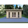 Abri de jardin MICHELLE 5x3, 40mm, vue frontale