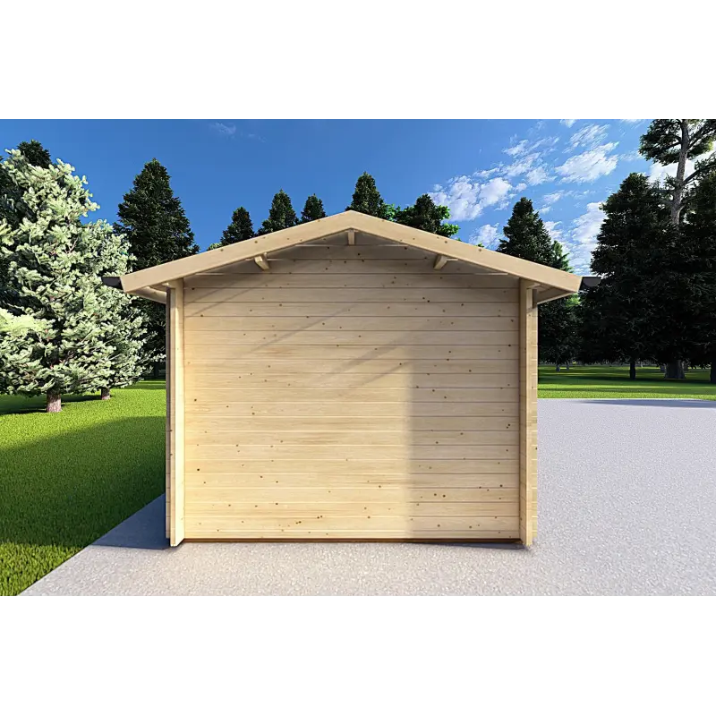 Abri de jardin ALEXIA 4.5x3, 40mm, côté gauche