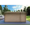 Abri de jardin ALEXIA 4.5x3, 40mm, vue arrière
