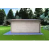 Maison en bois de jardin MARTA 5x5, 40mm, côté droit