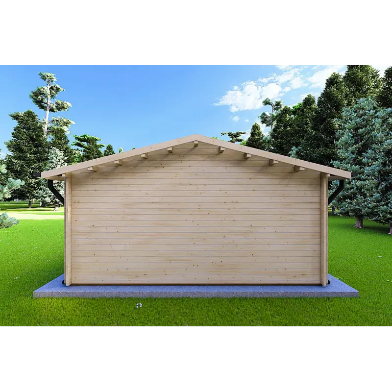 Maison en bois de jardin MARTA 5x5, 40mm, vue arrière