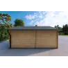 Garage en bois 30 m², 40mm, côté gauche