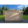 Maison en bois de jardin MELISSA 4x6, 40mm, vue arrière