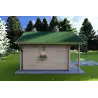 Abri de jardin LALLA 4.5x3, 40mm, côté gauche