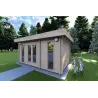 Abri de jardin JENNIFER 4.5x3, 40mm, façade côté droit