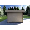 Abri de jardin en bois SVEVA 5x3, 40mm, côté gauche