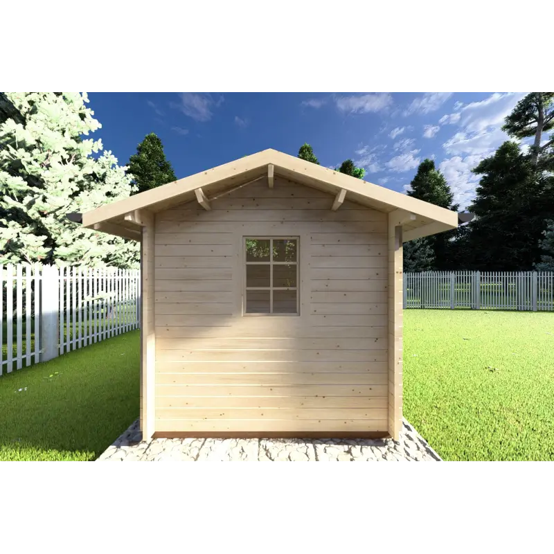 Abris de jardin en bois BETTA 4x2.5, 40mm, côté gauche
