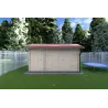 Abris de jardin en bois BETTA 4x2.5, 40mm, vue frontale