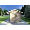 Maison en bois de jardin ROSA 5x3.5, 40mm, côté droit