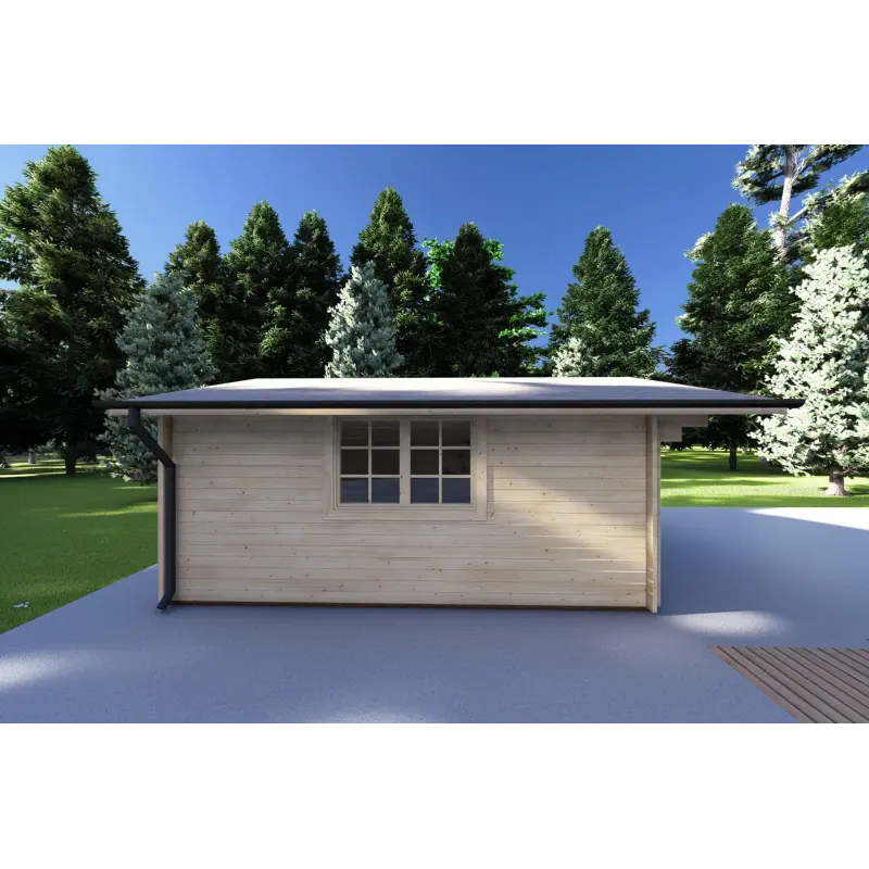 Maison en bois de jardin ARIANNA 4x5, 40mm, côté gauche