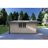 Maison en bois de jardin ARIANNA 4x5, 40mm, côté gauche