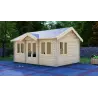 Abri de jardin MARISSA 5.5x4, 68mm, façade côté droit